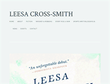 Tablet Screenshot of leesacrosssmith.com